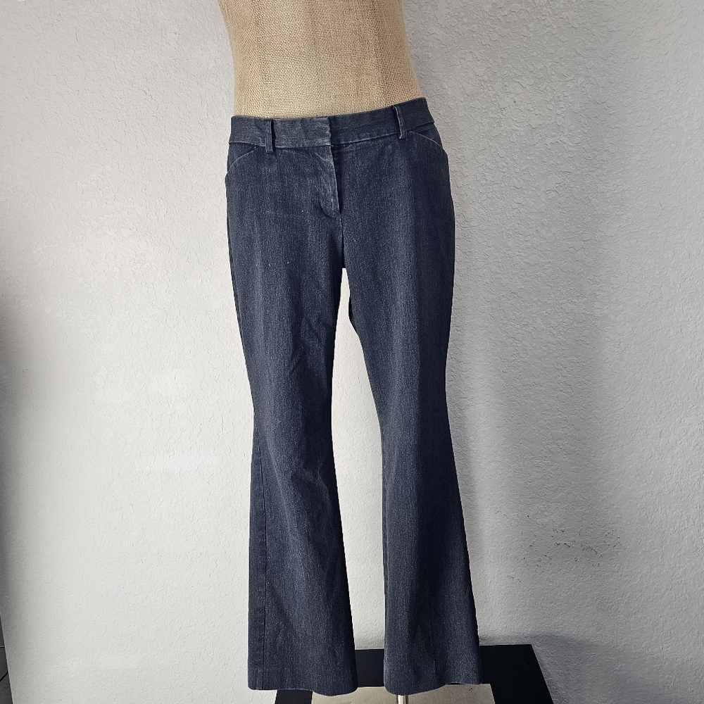 Express 12r Editor Barely Boot Grey Trouser Pant - image 1